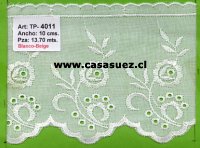 Broderies TP-4011 Ancho:10cms