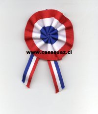 Escarapelas tricolor 6 cms de diametro