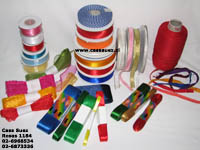 Cintas, vivo, organzas y sesgos