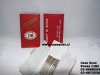 Agujas de coser y bordar a maquina, punta normal, Japonesas. Pqte. De 10 agujas