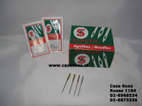 Agujas para maquina Singer. Punta normal