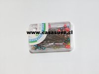 Alfiler Japones De Calidad. Con Cabeza De Color. 80 Alfileres