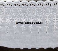 Broderie TB-0076 16cms. Ancho Pza: 13.80mts